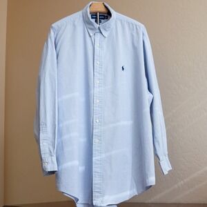 Ralph Lauren Yarmouth Button Down Dress Shirt Classic Fit 16‎ 1/2 Gingham Check